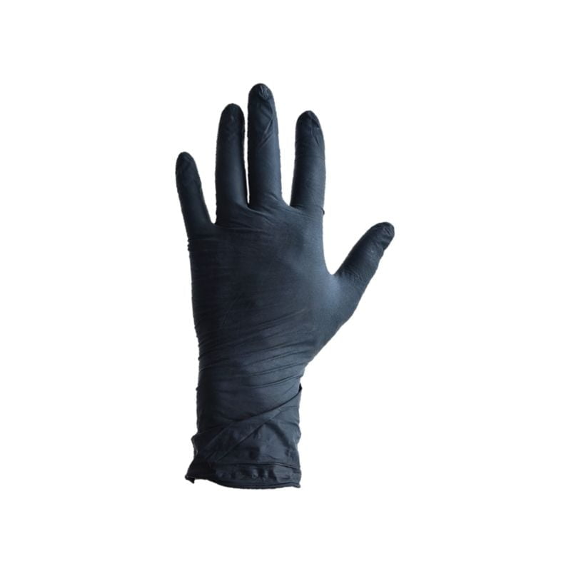 Guantes Examen Nitrilo S/Polvo Extra Grande Negro X100 , Elit COVID 19 -  Farmacias General Paz