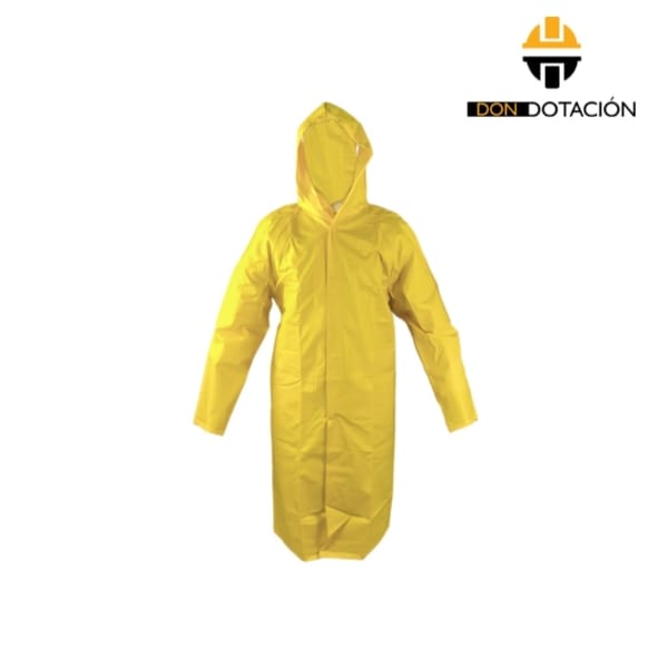 Impermeable Gabán con Capucha Dotación Industrial Antilluvia