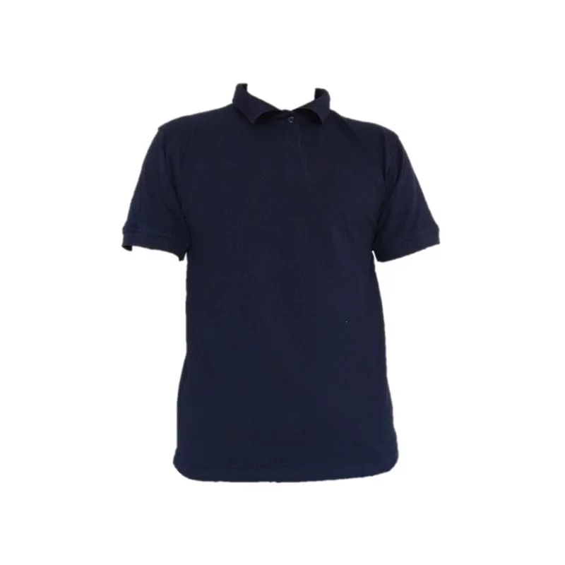 Camisa tipo polo negra online