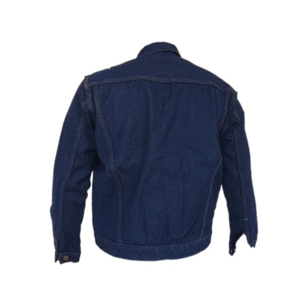 Chaqueta Azul Jean para Trabajo - Vista Trasera