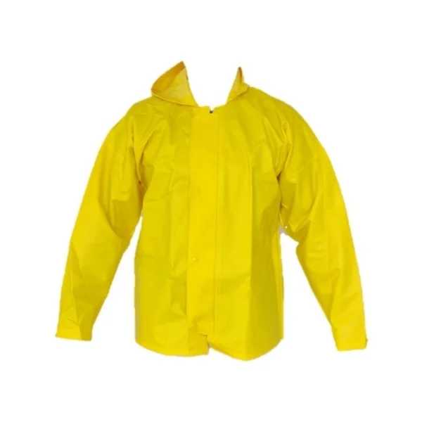 Traje de protección PVC amarilla resistente al agua y al viento