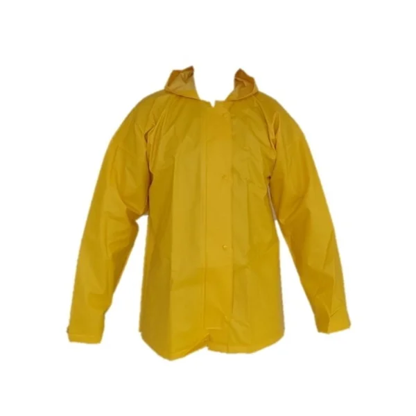 Conjunto impermeable 2 piezas de alta calidad en color amarillo para trabajos al aire libre
