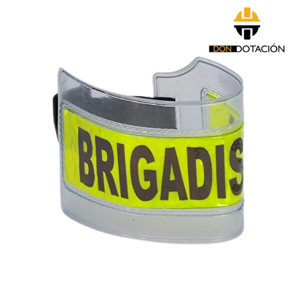 Brazalete para brigadista con reflectivo