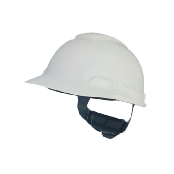Casco dieléctrico blanco para ingenieros - Certificado según la norma ANSI/ISEA Z89.1 - 2014.