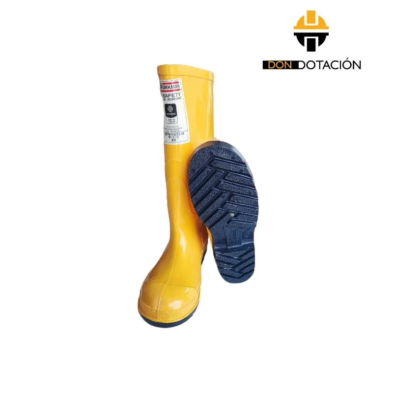 BOTA WORKMAN SAFETY OIL AMARILLA CP DON DOTACIÓN