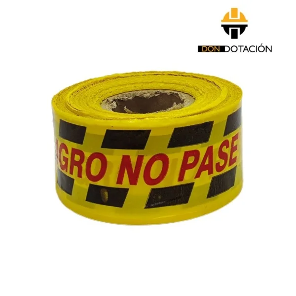 Cinta de peligro no pase amarilla
