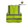 Chaleco Verde neon Reflectivo con Cremallera