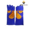 Guante carnaza para soldador con hilo kevlar