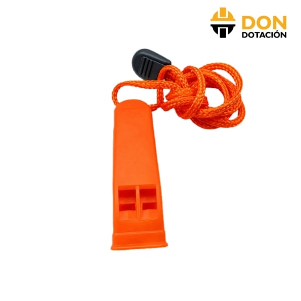 Silbato profesional Plástico Naranja De Emergencia