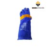 guante soldador azul naranja reforzado