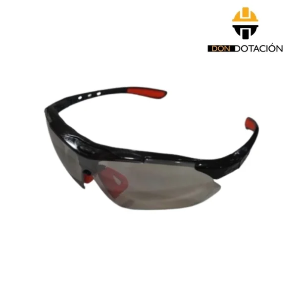 Gafas de seguridad lente tipo espejo claro