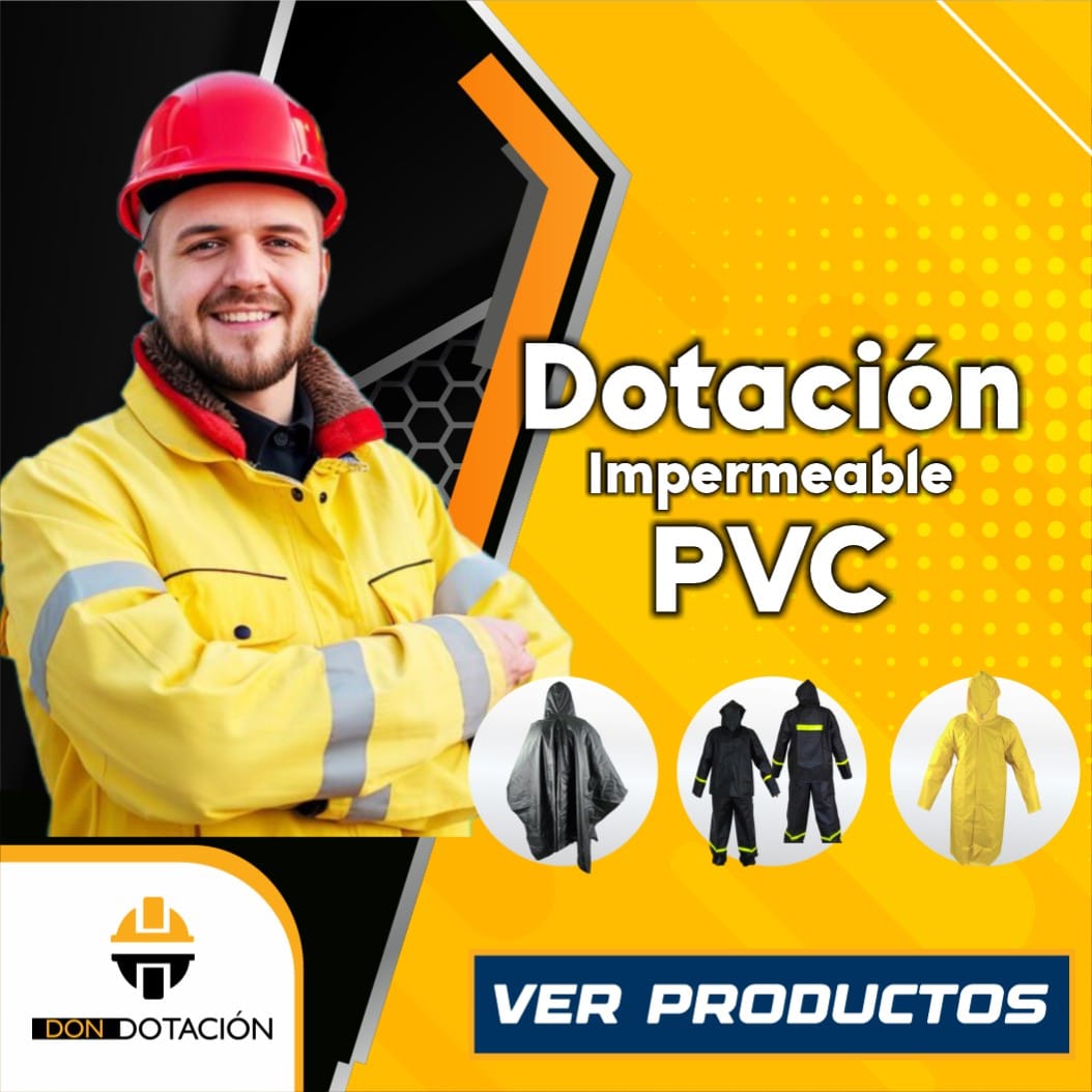 Dotación impermeable PVC para trabajos al aire libre