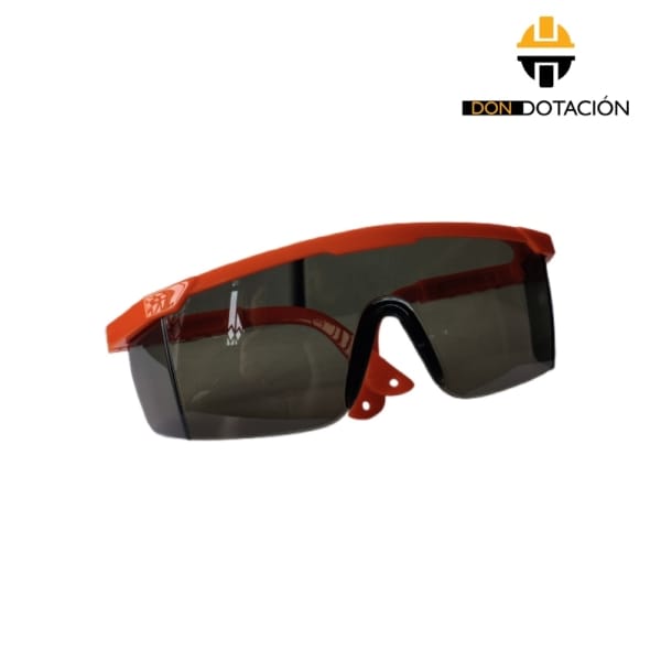 Gafa De Seguridad Patas Ajustable Lente Oscuro -monogafas de seguridad
