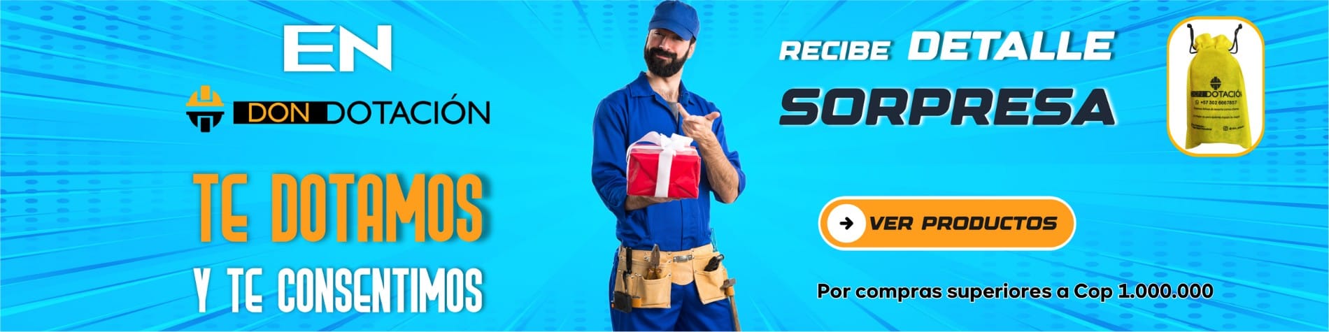 Dotación industrial y elementos de protección