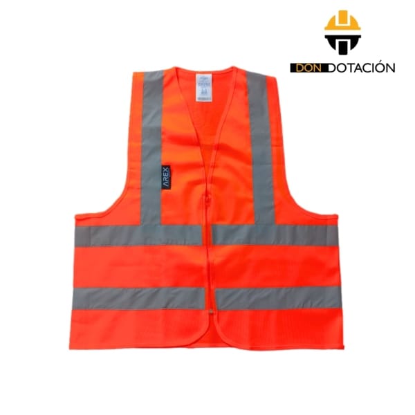 Chaleco Reflectivo Naranja Para Obra