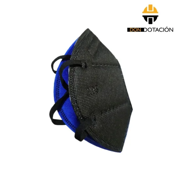 Tapabocas Negro industrial N95 Paq X 100