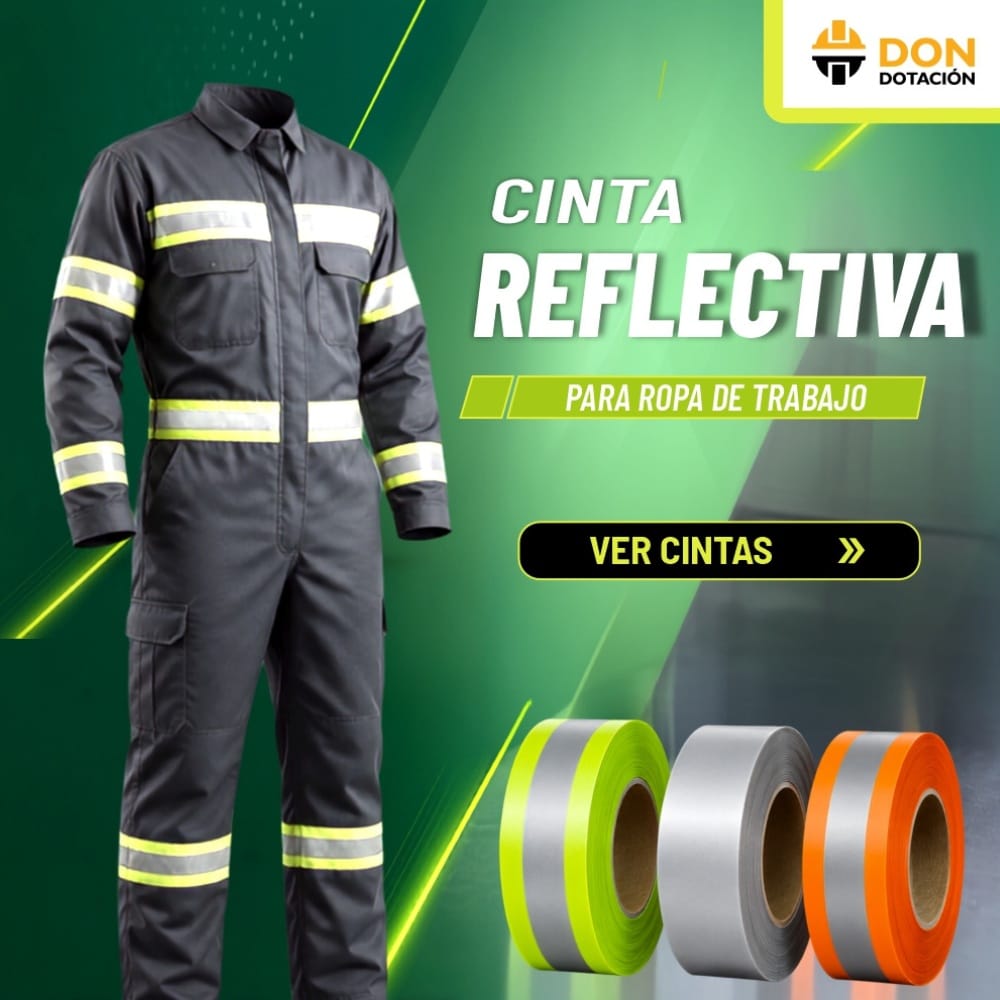 cinta reflectiva textil para dotacion industrial