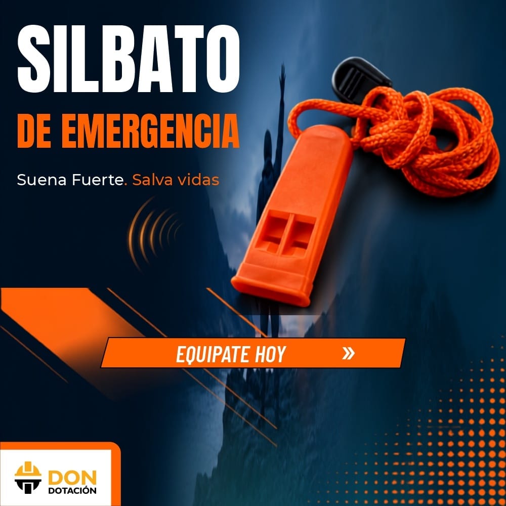 silbato de emergencia resistente 120 db